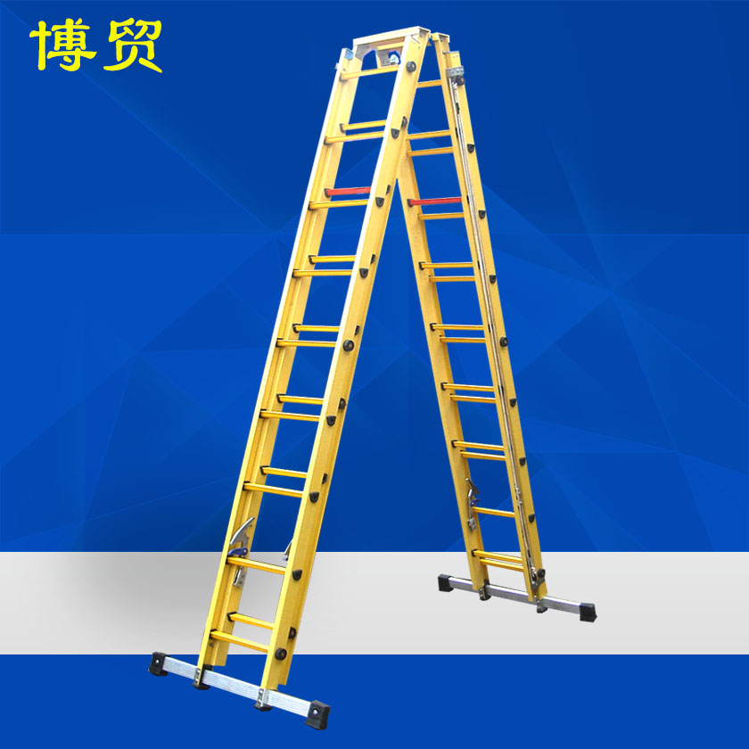 欧标 绝缘人字双伸缩梯JY8-伸缩梯（按类型）-尊龙凯时