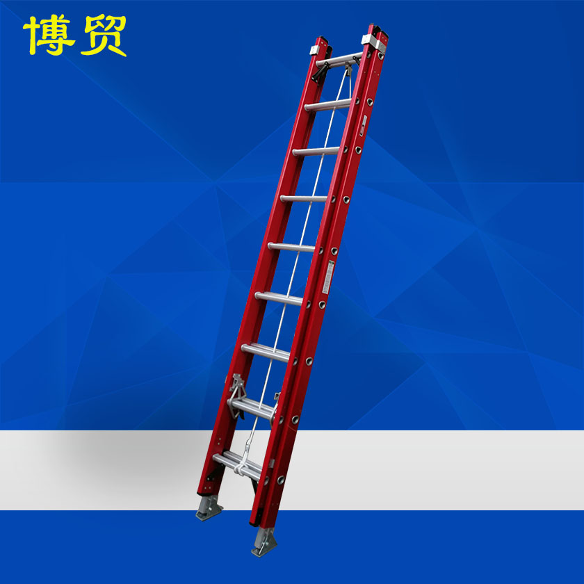 欧标 绝缘双钩红单伸缩梯-直梯/单梯（按类型）-尊龙凯时