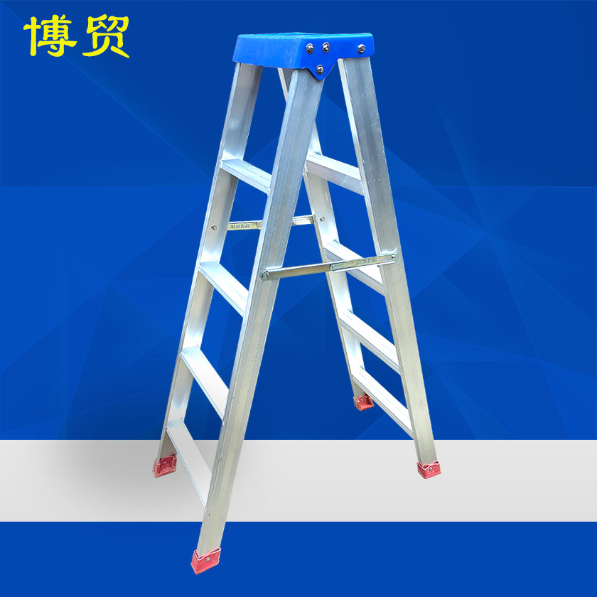 欧标 铝轻型双侧人字梯L17-铝合金梯-尊龙凯时